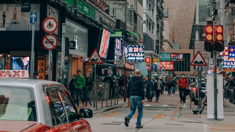 A street in Mongkok. Photo by Valery Rabchenyuk via Unsplash.