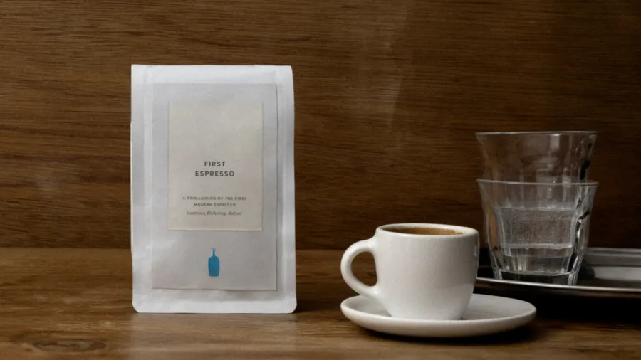 Press photo. /Blue Bottle Coffee