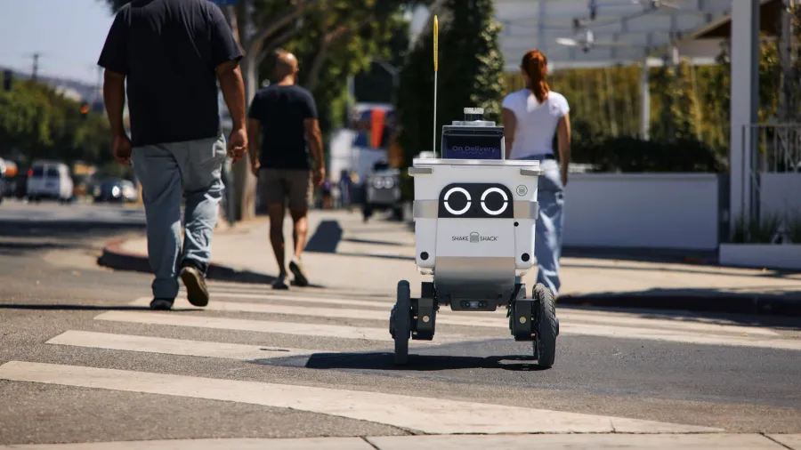 Press photo. /Serve Robotics Inc