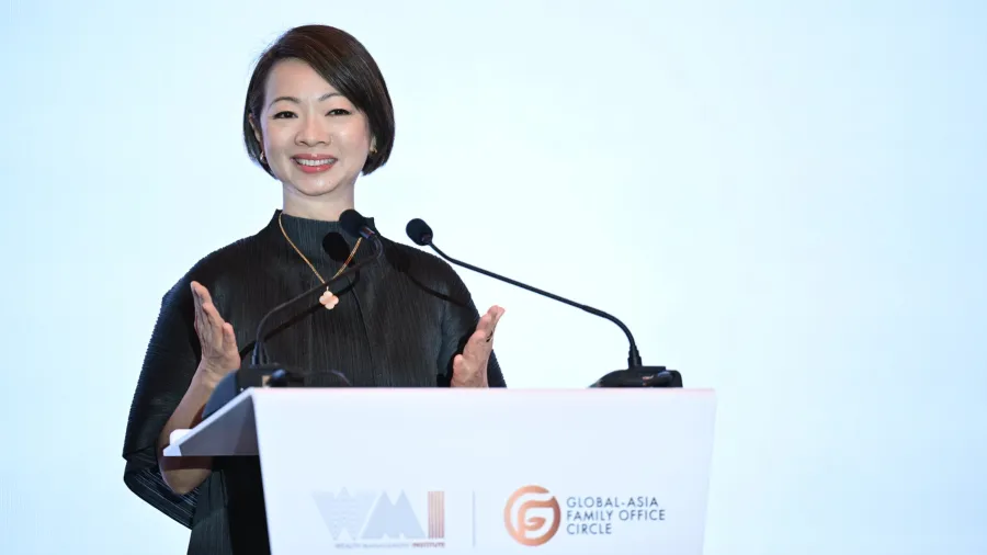 Foo Mee Har at the opening of the Global-Asia Family Office (GFO) Summit.
