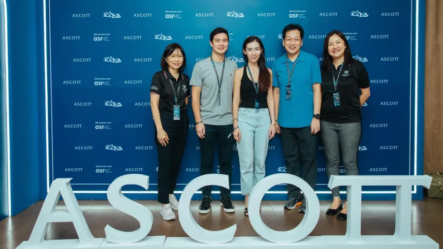 From left to right - Serena Lim, chief growth officer, Ascott; Ryan, CEO, Magnus Property; Margaret; Kevin Goh, CEO, Ascott and Lodging, CapitaLand Investment; and Wong Kar Ling, chief strategy officer and managing director, SEA, Ascott.