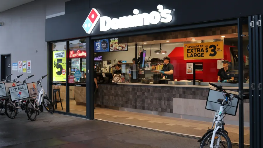 Press photo. /Domino's
