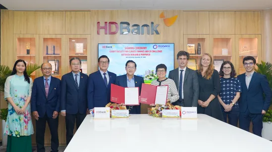 HDBank and Proparco during the signing ceremony on 16 September 2024.