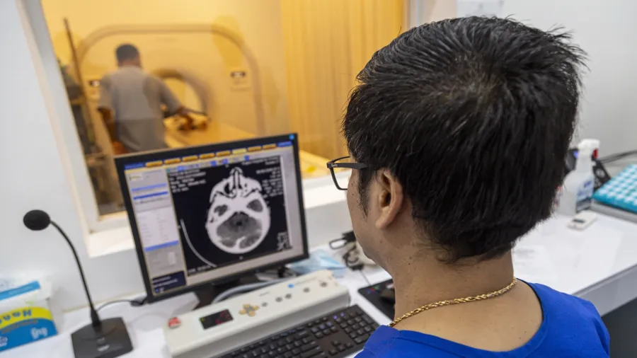 CT Scanner photo from Angkor Hospital for Children