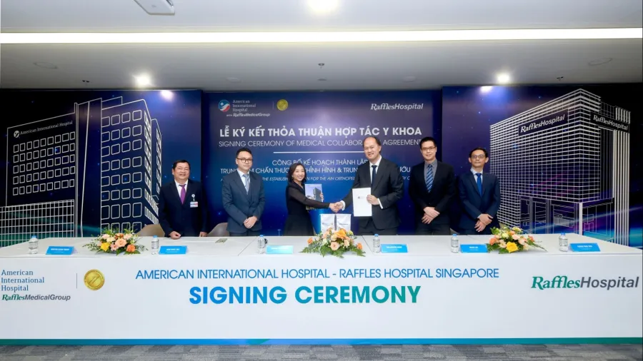 Photo from Raffles Medical Vietnam via LinkedIn
