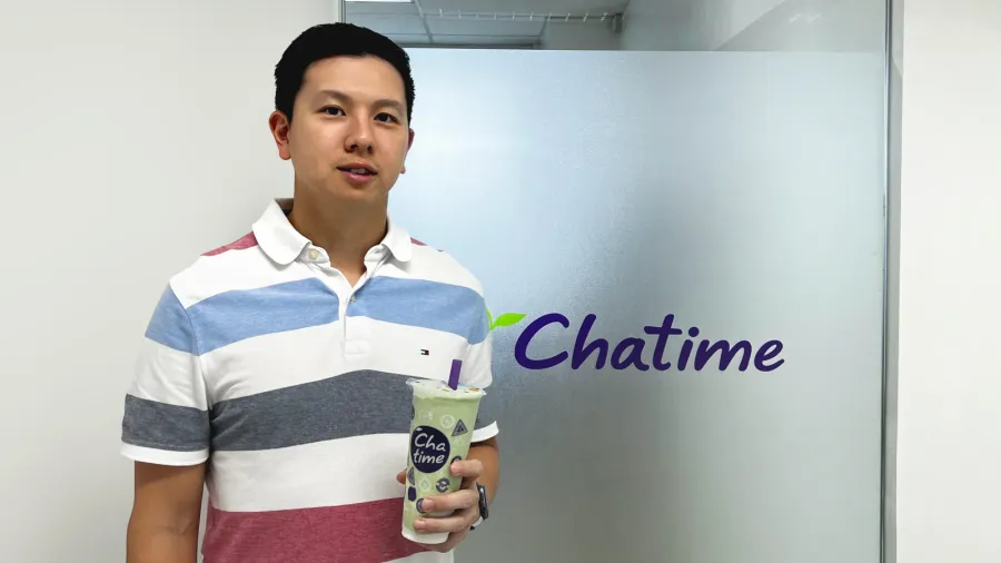 Chris Cua, finance and marketing director at Chatime Philippines. /Photo provided