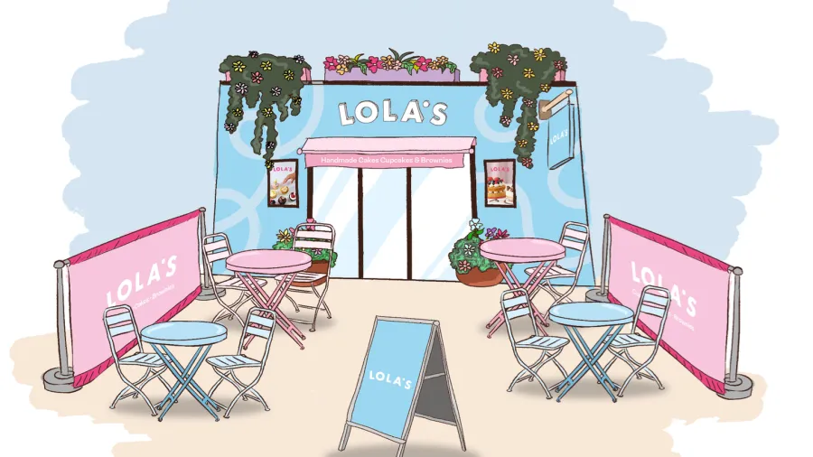Design sketch. /Lola's