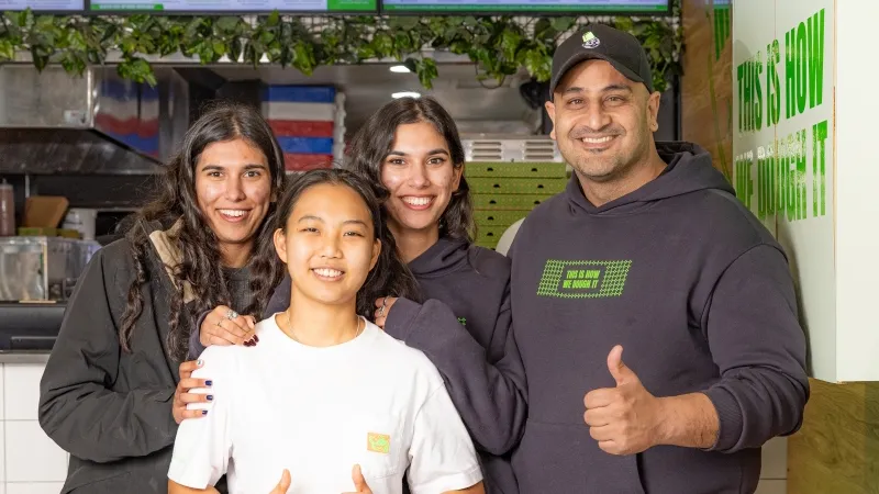 Charlie Hoyek (far right), founder and director of OOSHMAN. /Photo provided.
