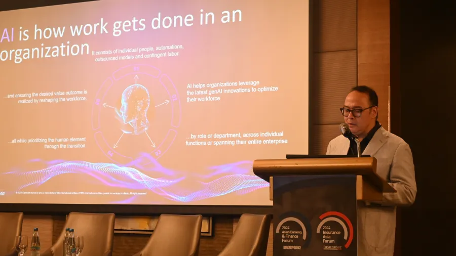 Emmanuel Bonoan, vice chairman and COO at KPMG R.G. Manabat & Co., at the Asian Banking and Finance Forum in Manila.