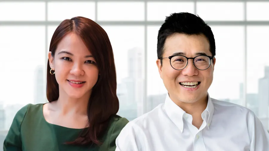 TikTok Head of Business Marketing for the Asia-Pacific Ng Chew Wee and Meta Vice president for Southeast Asia and Emerging Markets Benjamin Joe