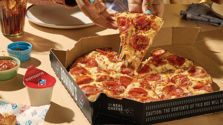 Photo from Domino’s website.