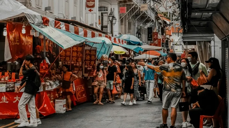 A street in Singapore (Photo from Unsplash).