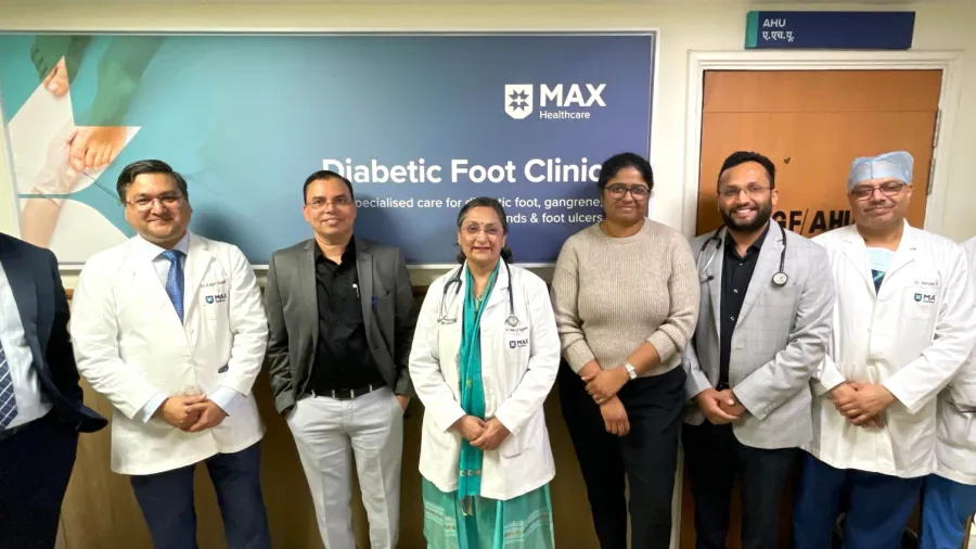 Press photo from Max Super Specialty Hospital