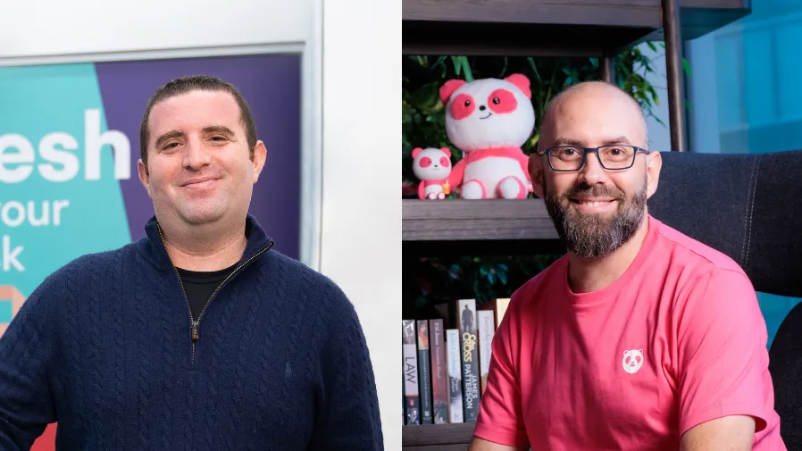 Jason Parke, General Manager at Deliveroo Singapore, and Raphael Zennou, Vice President of Quick Commerce at Foodpanda GmbH