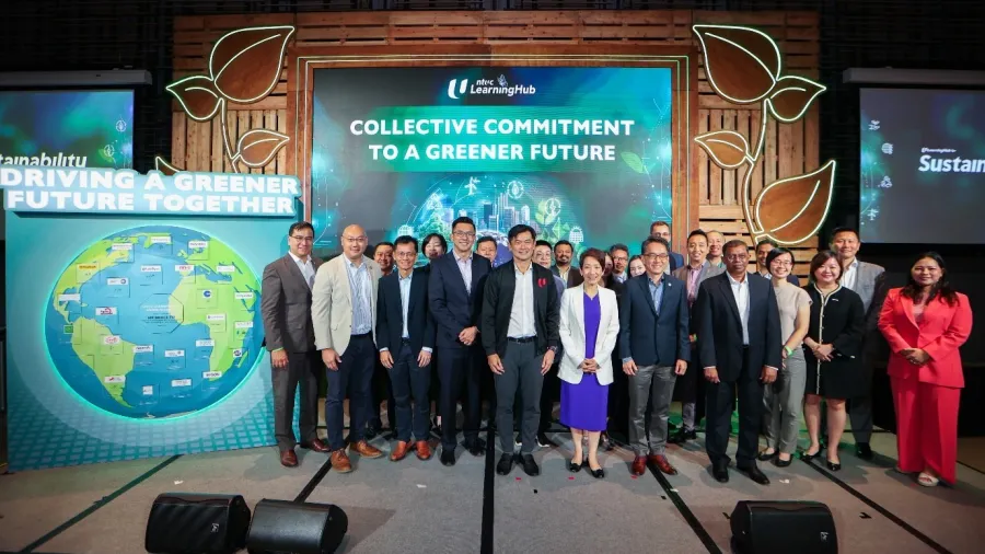 The NTUC LHUB Green Academy is officially launched by Ms Grace Fu, Minister for Sustainability and the Environment and Minister-in-charge of Trade Relations HR & Education.