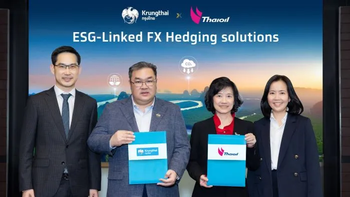 Krungthai Bank and ThaiOil, April 2025.