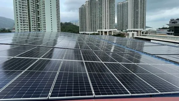Link's Fu Tung Plaza hosts the single largest solar panel installation of the project, featuring 950 panels with a 530-kilowatt DC installed capacity. Courtesy: Link