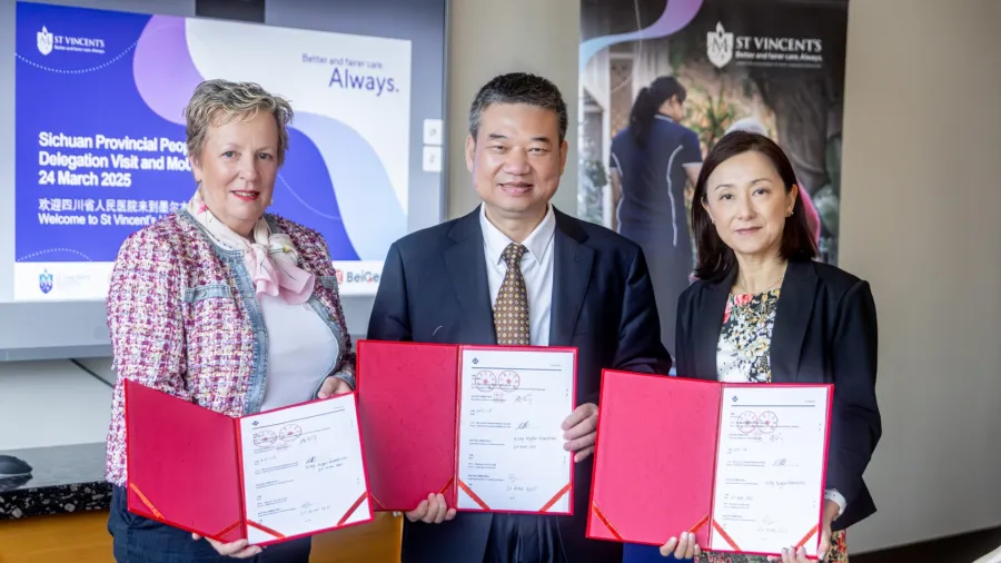 Photo from St Vincent’s Hospital Melbourne website