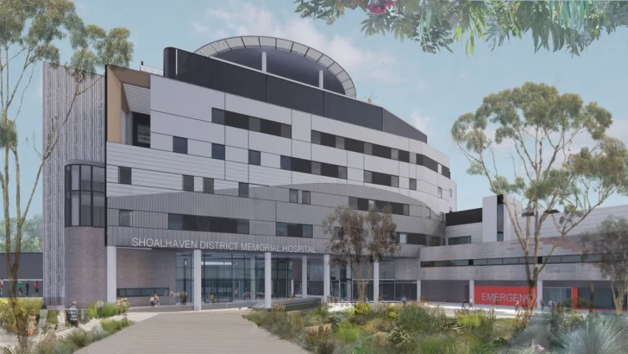 Photo from Shoalhaven District Memorial Hospital redevelopment website