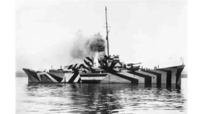 Dazzle Ship from Imperial war museum