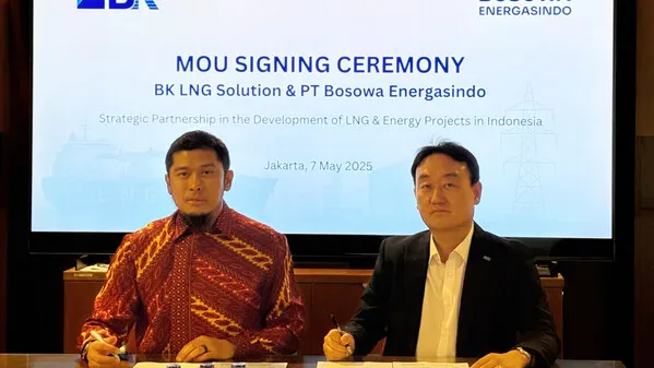 Indonesia’s Bosowa Energy Group and BK LNG Solution officially signed a strategic cooperation MOU in Jakarta. Courtesy: BK LNG Solution Pte. Ltd.