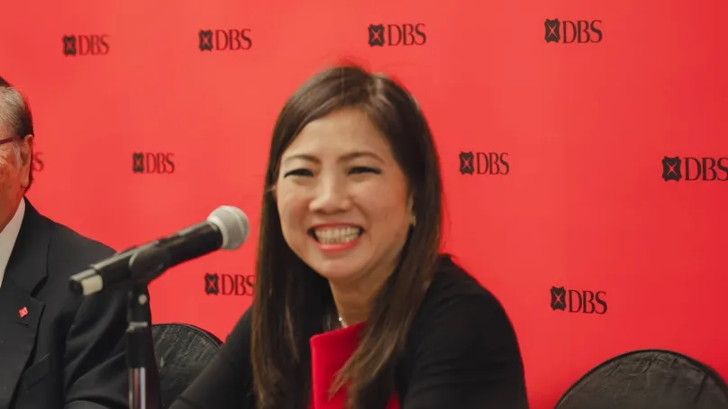 Tan Su Shan during her appointment as deputy CEO of DBS in 2024 (Photo from DBS)