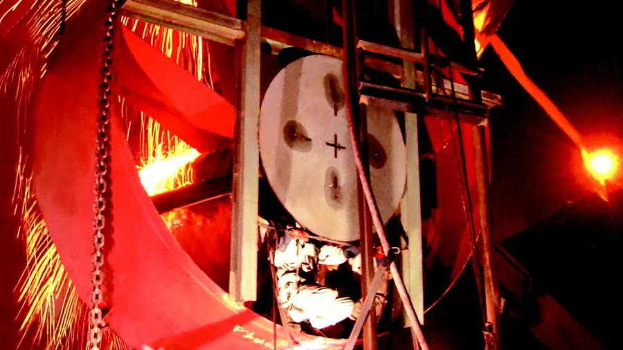 The Becker Mewis Duct being installed