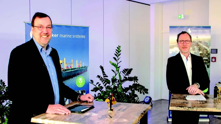 Mr Dirk Lehmann and Mr Henning Kuhlmann, Managing Directors of Becker Marine Systems