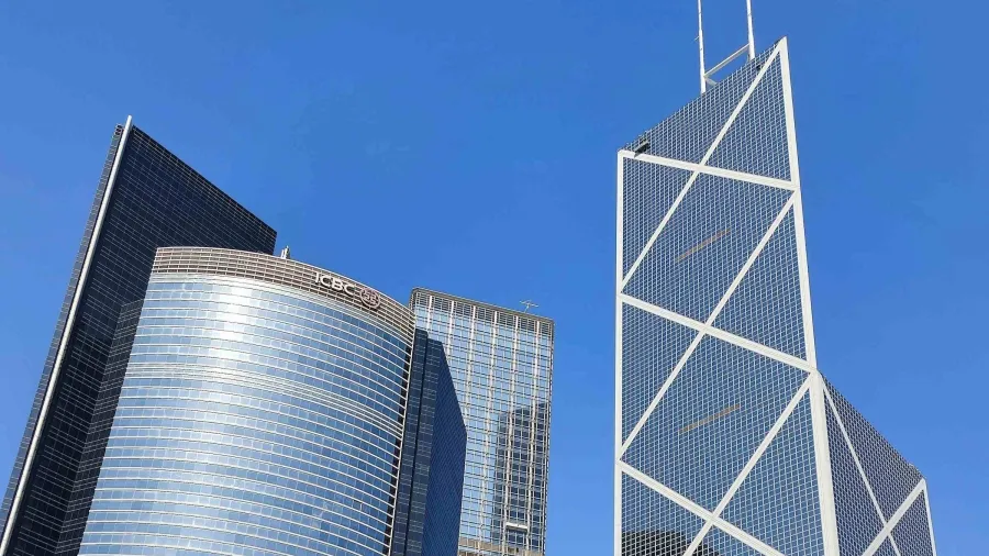 Bank of China and ICBC's headquarters in Hong Kong (Cheung Yin via Unsplash).
