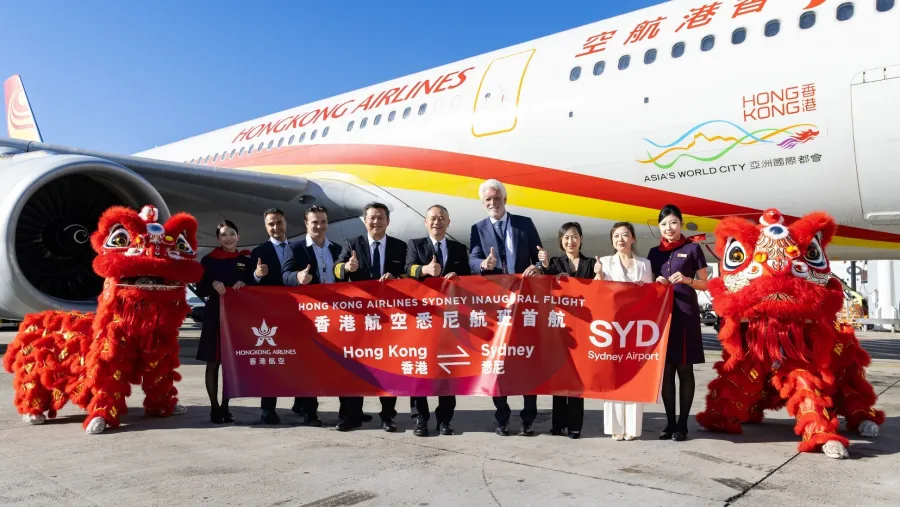 Press photo from Hong Kong Airlines.