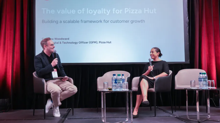 Nick Watson, VP Business Consulting, CoE at Marigold, and Catriona Woodward, Director, D&T Business Development & Product Enablement at Pizza Hut.