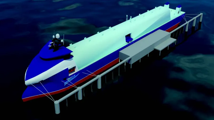 Artist’s impression of the 2 Bcf capacity CGL carrier designed by Sembcorp Marine
