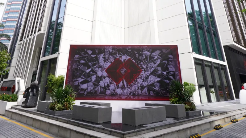 Techcombank headquarters in Ho Chi Minh City, Vietnam.