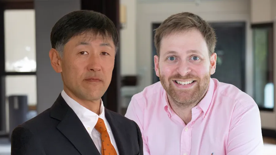 Tomoyuki Shionoya, head of smart service business unit at Sumitomo (Left); Philip Weiner, CEO for Asia at bolttech (Right)