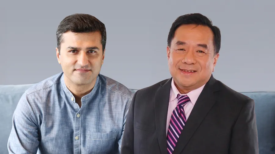 Left: Abhishek Bhatia, Oona Insurance Group CEO; Right: Nicasio “Ninoy” Rollan III, Oona Philippines CEO.