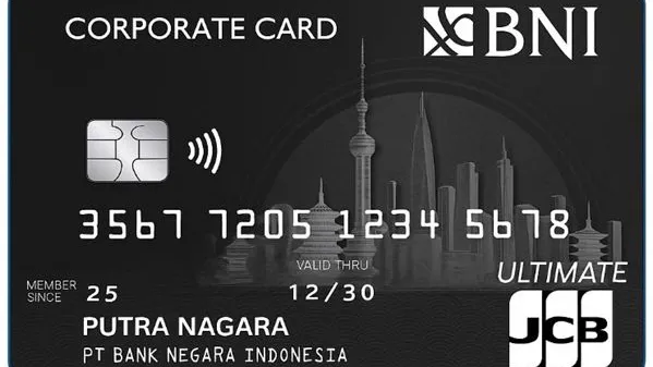 BNI and JCB International corporate card.