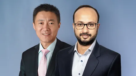 Lewis Sun (left) and Ambrish Bansal (right) (Photo courtesy of HSBC and Citibank)