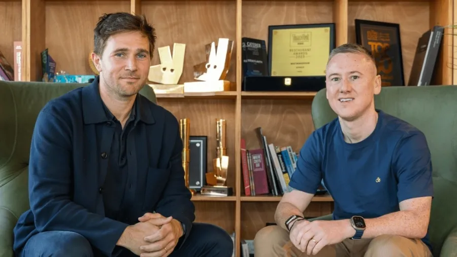 Press photo / Yolk Brands - (L-R) Steve Coull (COO, Yolk Brands) and Ed Barry (Founder, Edify).