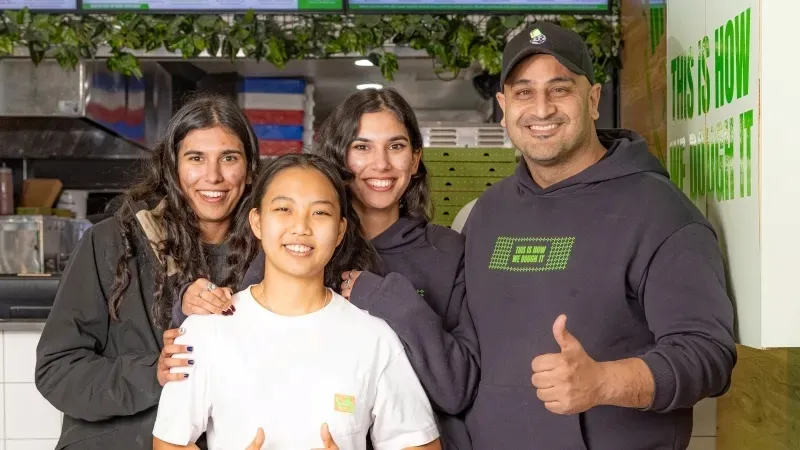 Charlie Hoyek (far right), founder and director of OOSHMAN. / Photo provided.
