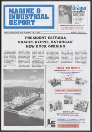 President Estrada Graces Keppel Batangas’ New Dock Opening