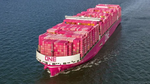 ONE’s 24,000 TEU-class mega vessel hits new loading record