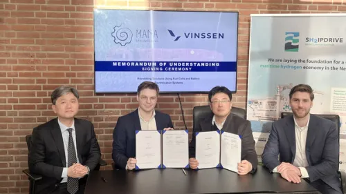 South Korea’s VINSSEN, MANA Engineering plan 800 TEU feeder hydrogen retrofit