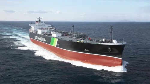NYK–JERA deal locks capacity for Japan’s first low-carbon ammonia shipment