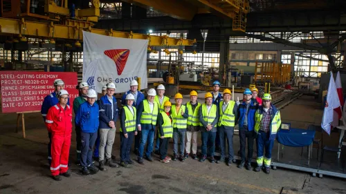 OMS starts building third GREAT‑Class cable layer in Poland