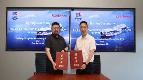 Hudong-Zhonghua and Everllence partner on 180,000m³ LNG carrier