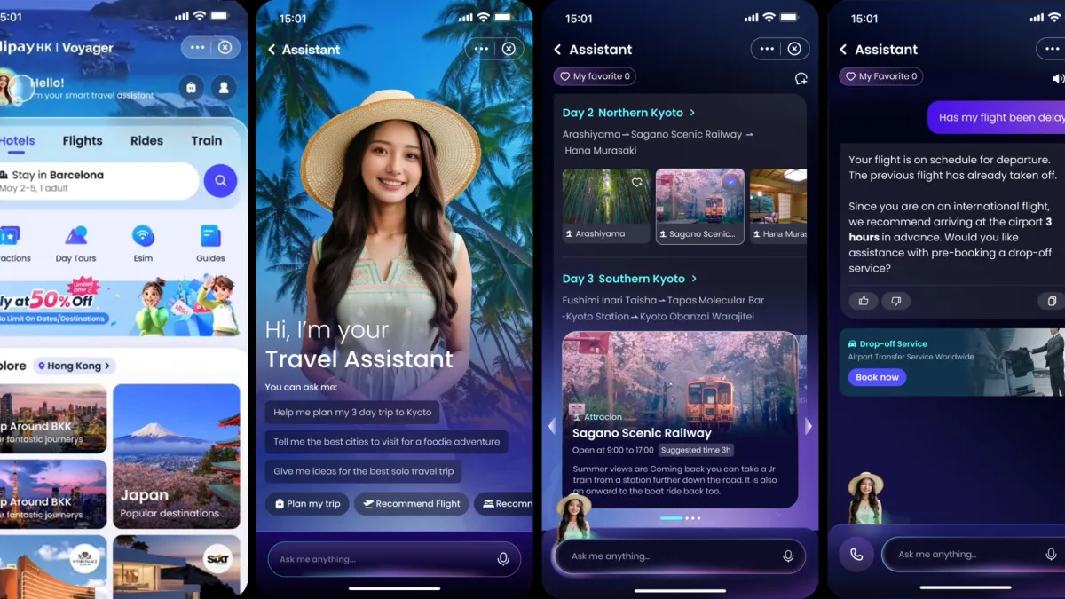 Ant launches agentic AI travel companion embedded in mobile wallets