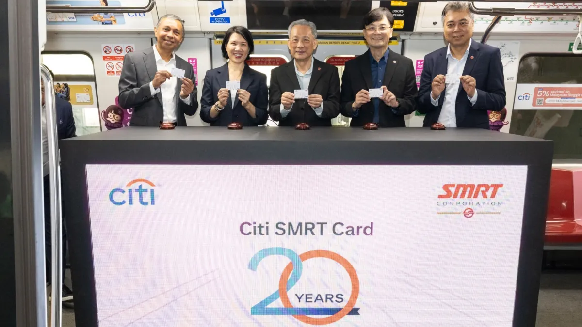 Citi and SMRT celebrate 20-year partnership with new card benefits