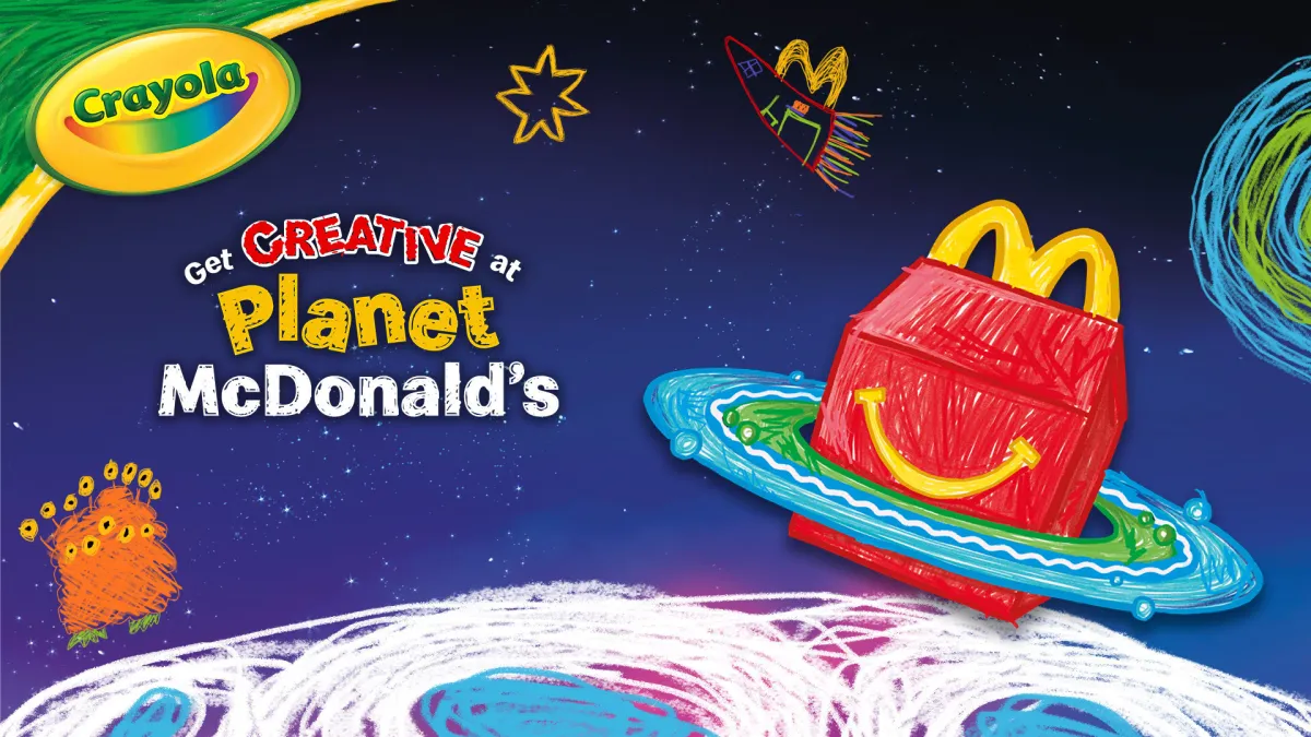 Happy Meal goes artistic in McDonald’s and Crayola collaboration