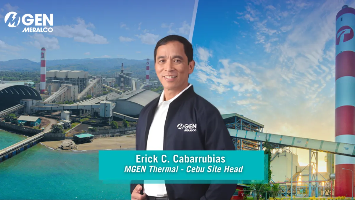 Meralco PowerGen names new Cebu Site head for thermal operations.