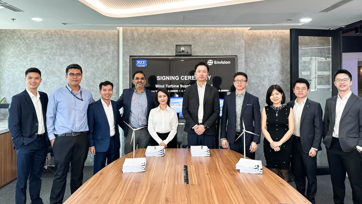 Envision signs 128MW turbine deal with Vietnam’s REE